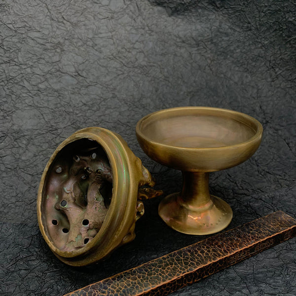 Vintage Brass Incense Burner,Clubhouse Ornament,House Decoration,Christmas Gifts