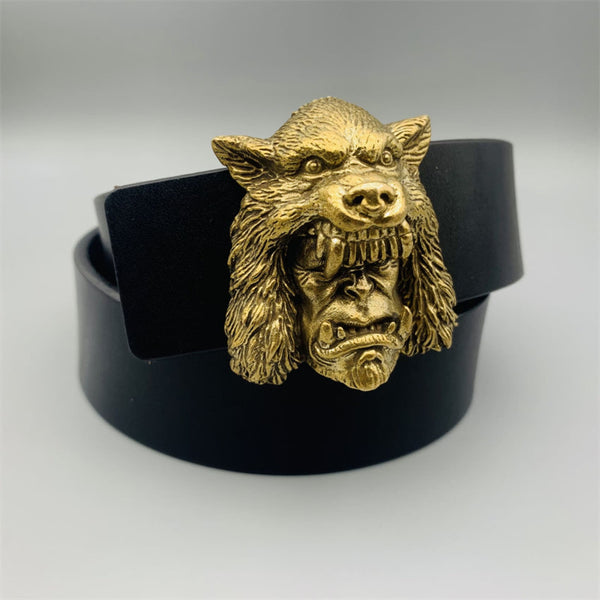 Werewolf Decoration Belts Buckles Film&Movie Actor Dressing Buckle