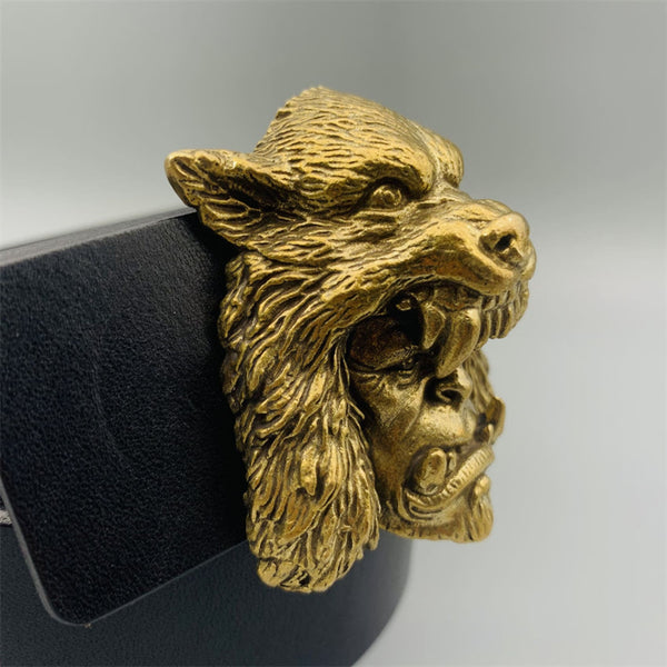 Werewolf Decoration Belts Buckles Film&Movie Actor Dressing Buckle