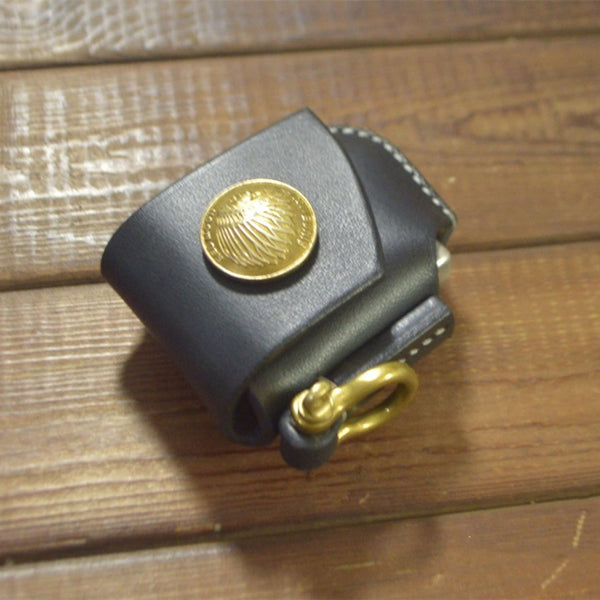Zippo Lighter Case Leather Case Lighter Cover Belt Loop Keychain