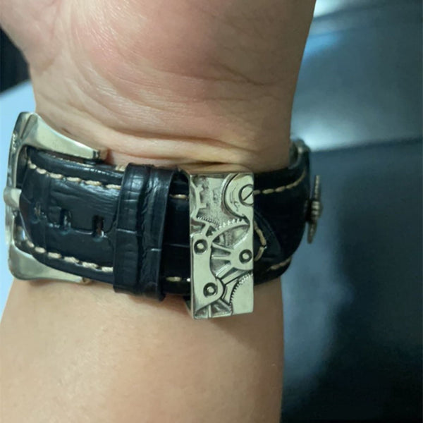 20/22/24mm Custom Leather Watch Strap Buckles