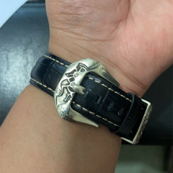 20/22/24mm Custom Leather Watch Strap Buckles