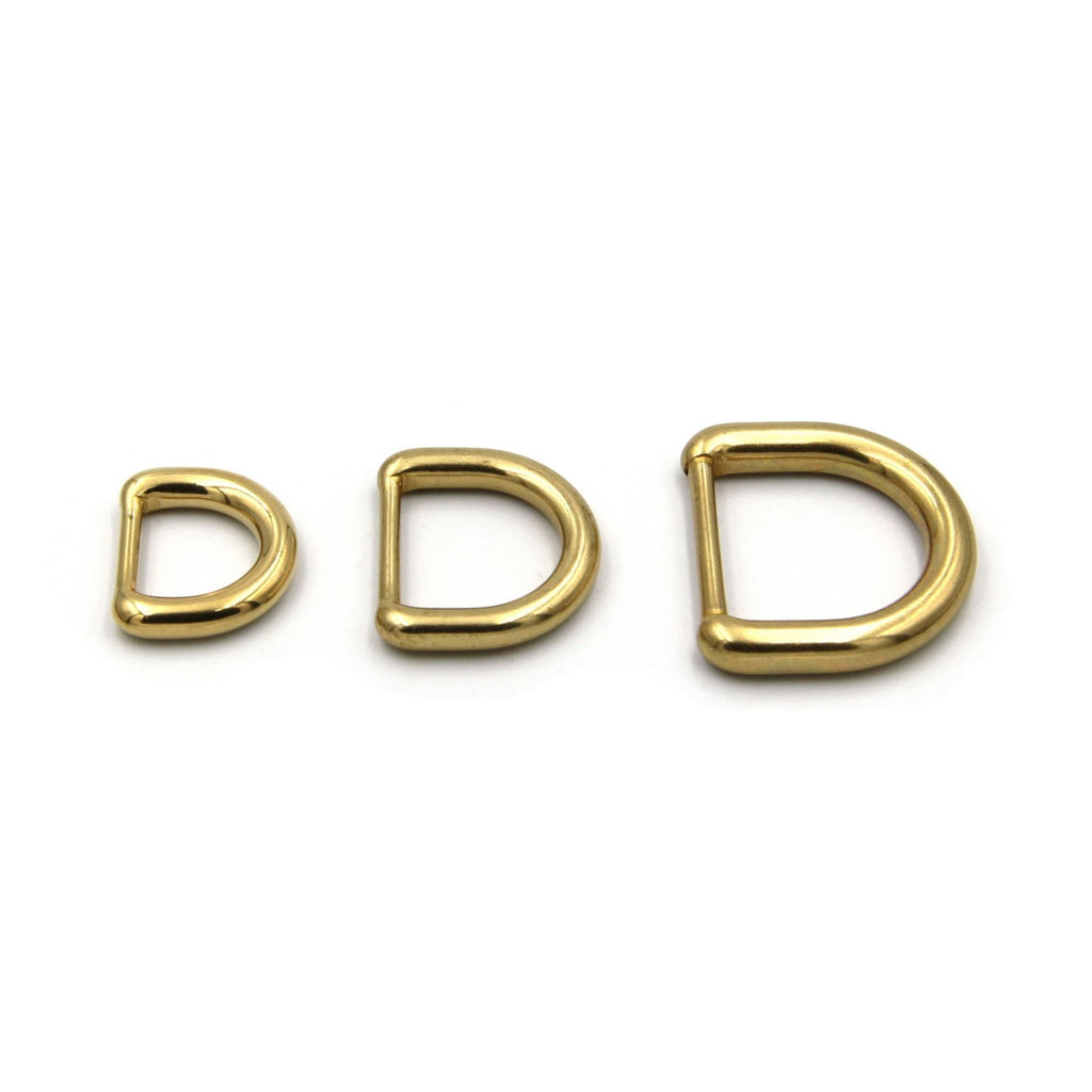 Premium Bag D Loop Seamless Gold D Ring 20mm – Metal Field Shop