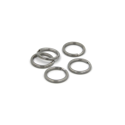 20mm split rings, Sterling silver split rings, Silver split rings - Metal Field