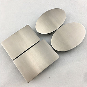 304L Stainless Steel Smooth Plain Belts Buckles 35/40mm Leather Craft Belt Fitting - Belt Buckles Stainless