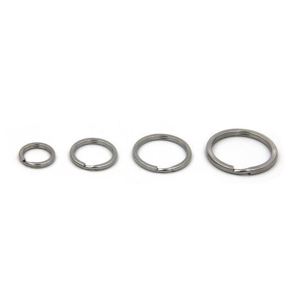 Large split rings, Stainless Steel Split Rings, Keyring - Metal Field