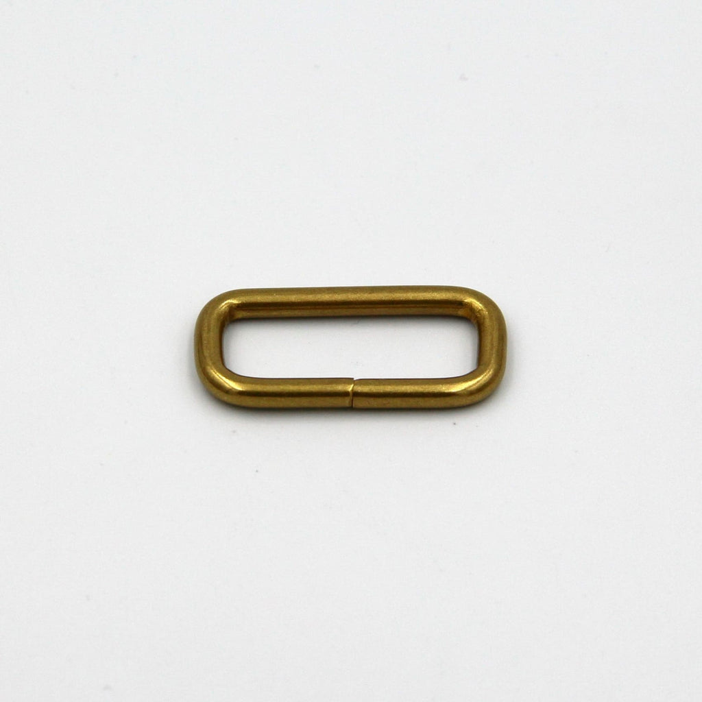 32mm Brass Rectangular Loop Leather Crafting Hardware – Metal Field Shop
