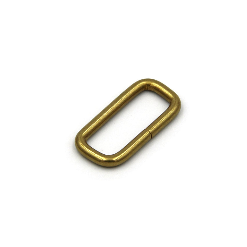 32mm Brass Rectangular Loop Leather Crafting Hardware – Metal Field Shop