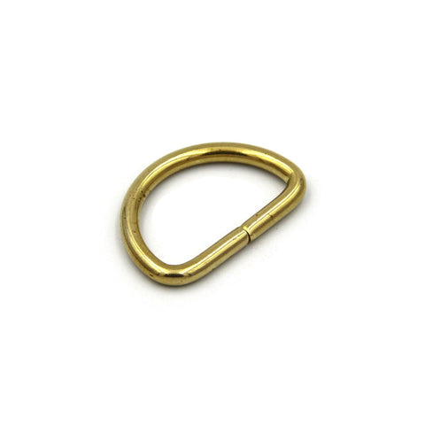 Metal O-Rings - Welded Metal Loops – Round Formed Rings – Gold