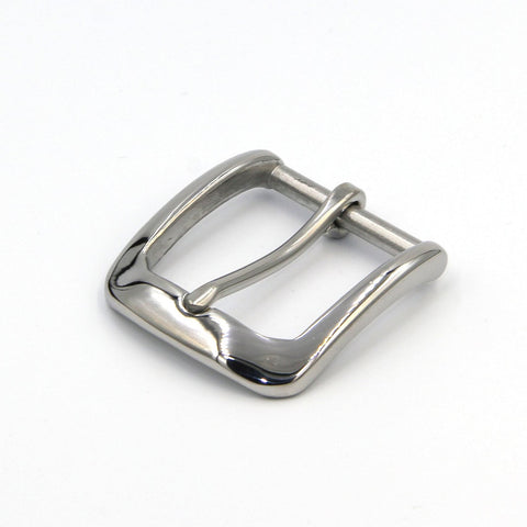 36mm Shiny Silver Buckle Stainless Belt Fastener Closure For Leather Craft - 1pcs - Belt Buckles