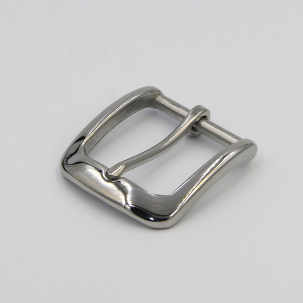 36mm Shiny Silver Buckle Stainless Belt Fastener Closure For Leather Craft - Belt Buckles