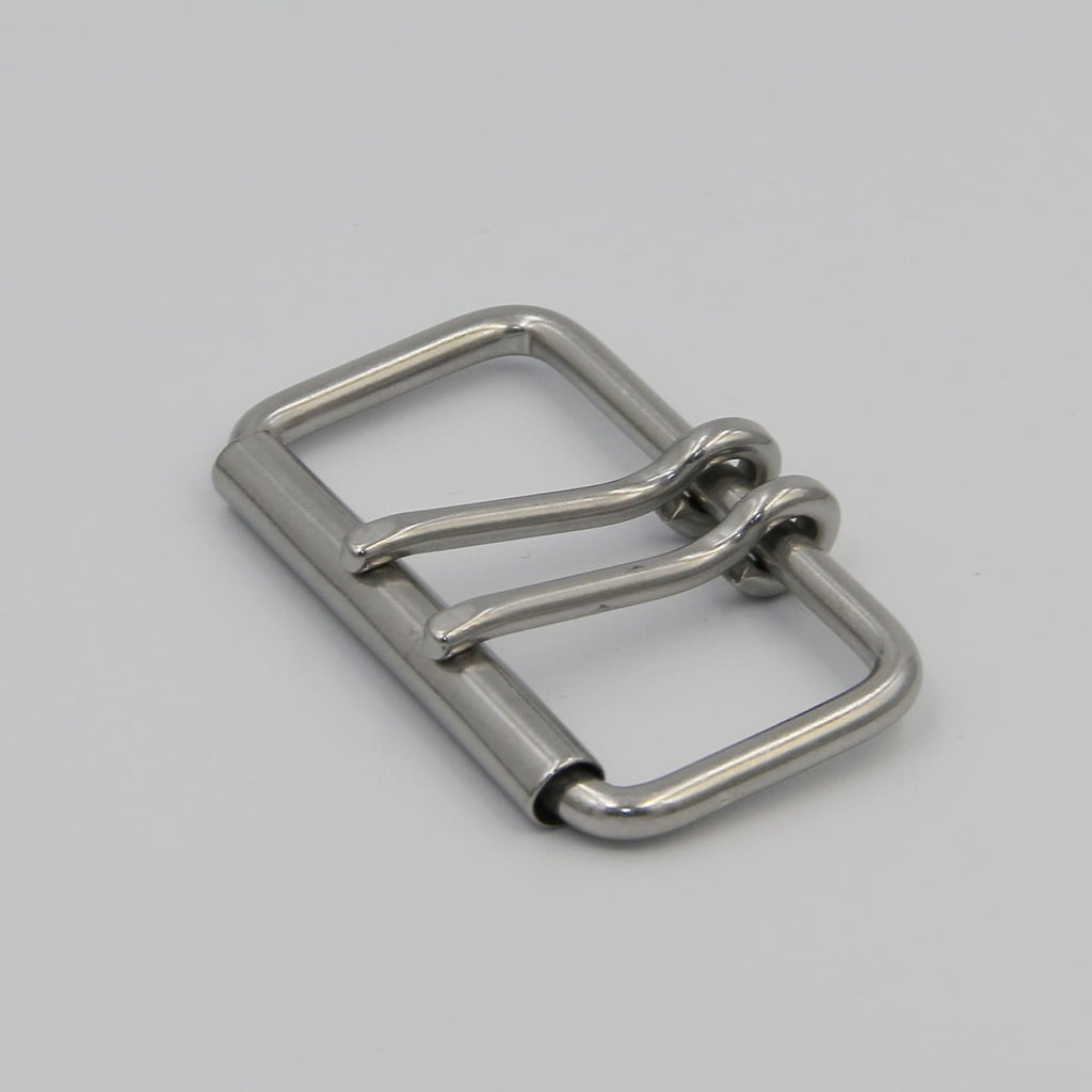 60mm Double Pin Roller Bar Belt Buckle Stainless Steel Rolling