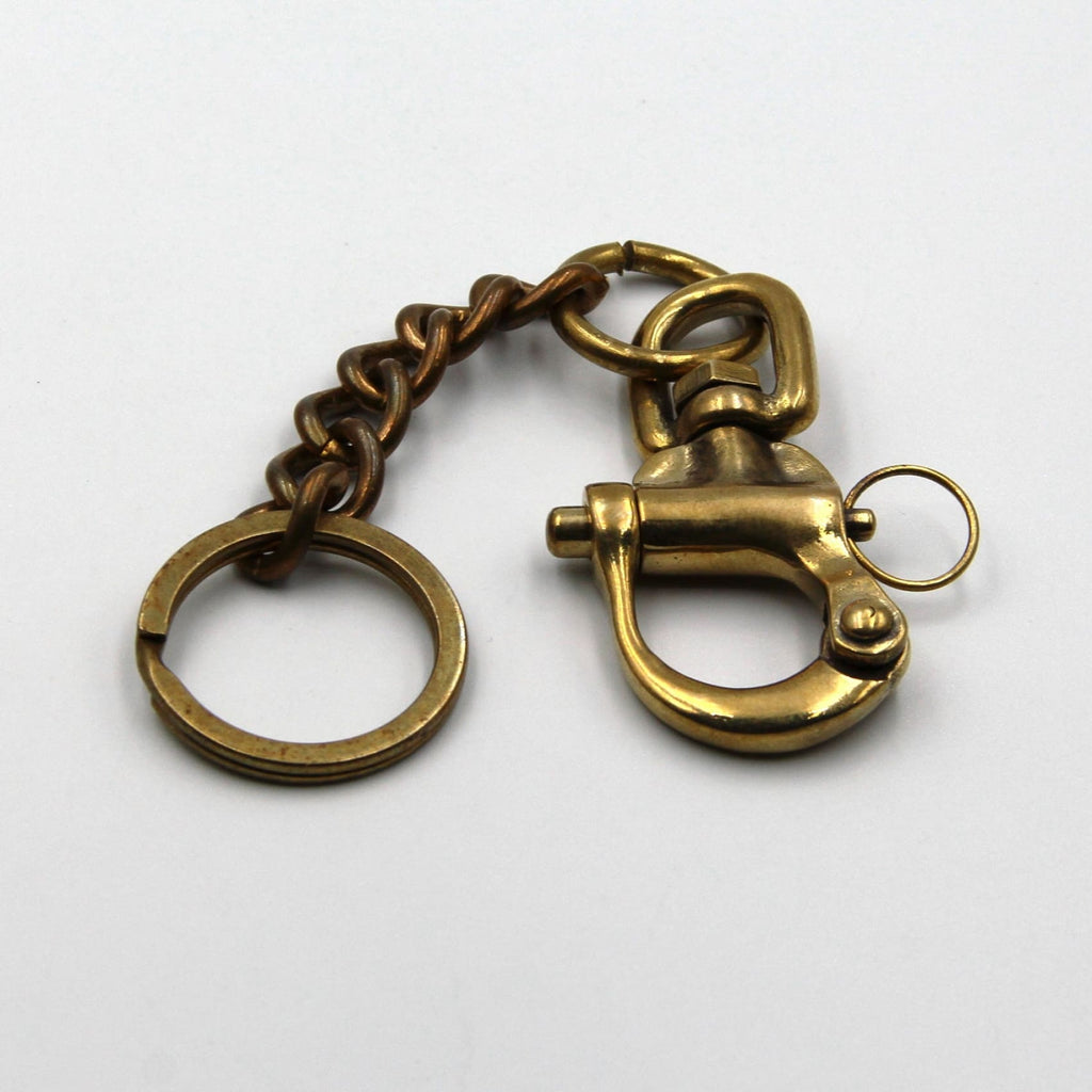 Metal Field Brass Snap Hook Key Chain Manager