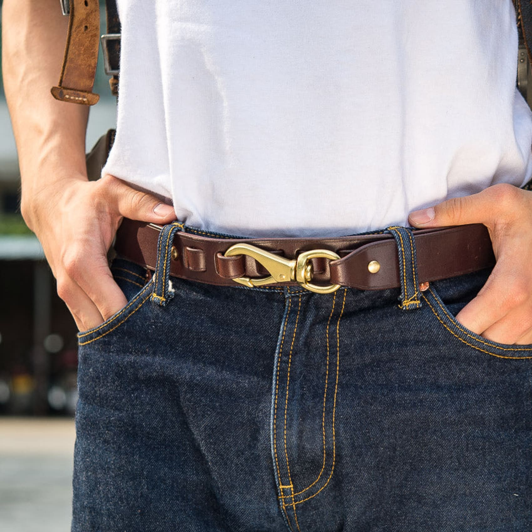 Belt Buckle Clip,Buckle Pick Up Hook,Handmade Leather Belt Fasten