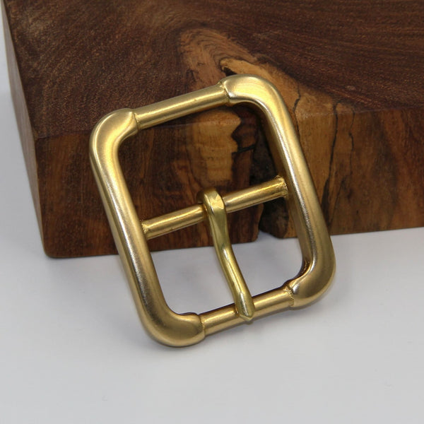 Heavy Brass Buckle 40mm - Metal Field Shop