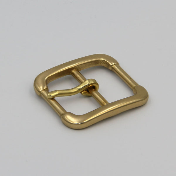 Heavy Brass Buckle 40mm - Metal Field Shop