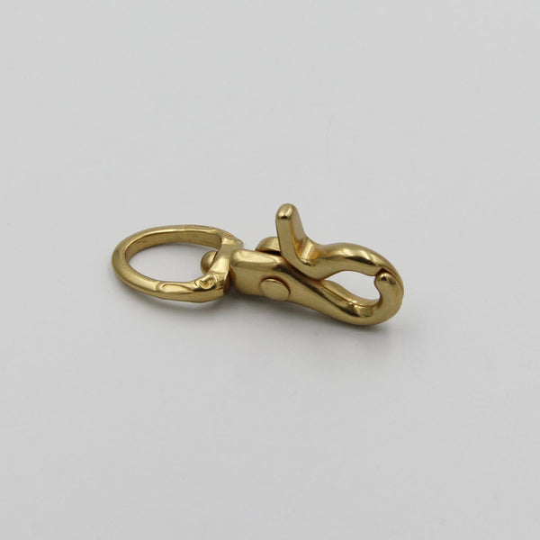 Gold Bolt Snap Closure, Swivel Snap Clasp - Metal Field