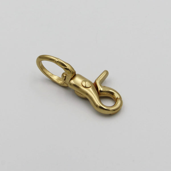 Gold Bolt Snap Closure, Swivel Snap Clasp - Metal Field