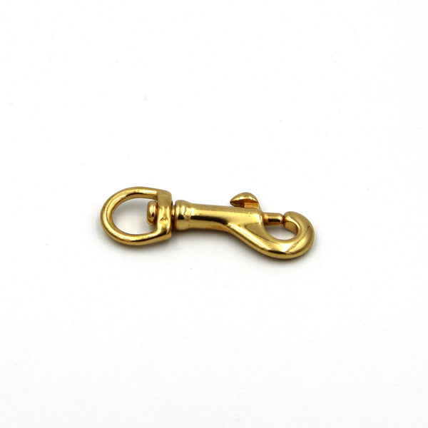 Brass Bolt Snap Hook Swivel Clasp 11mm - Metal Field Shop