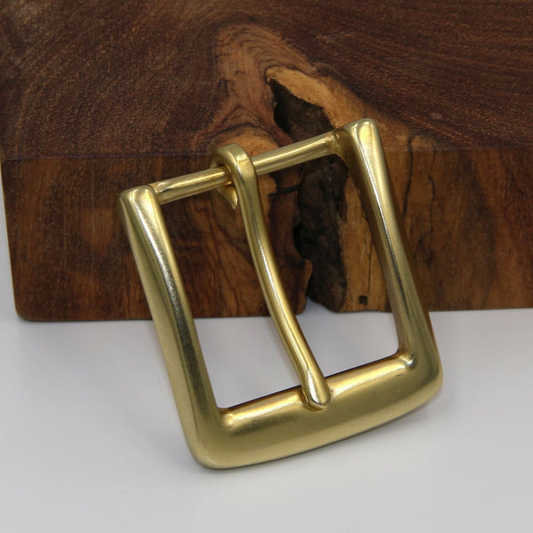 Retro Brass Buckle, Van-Tanned Belts - Metal Field Shop