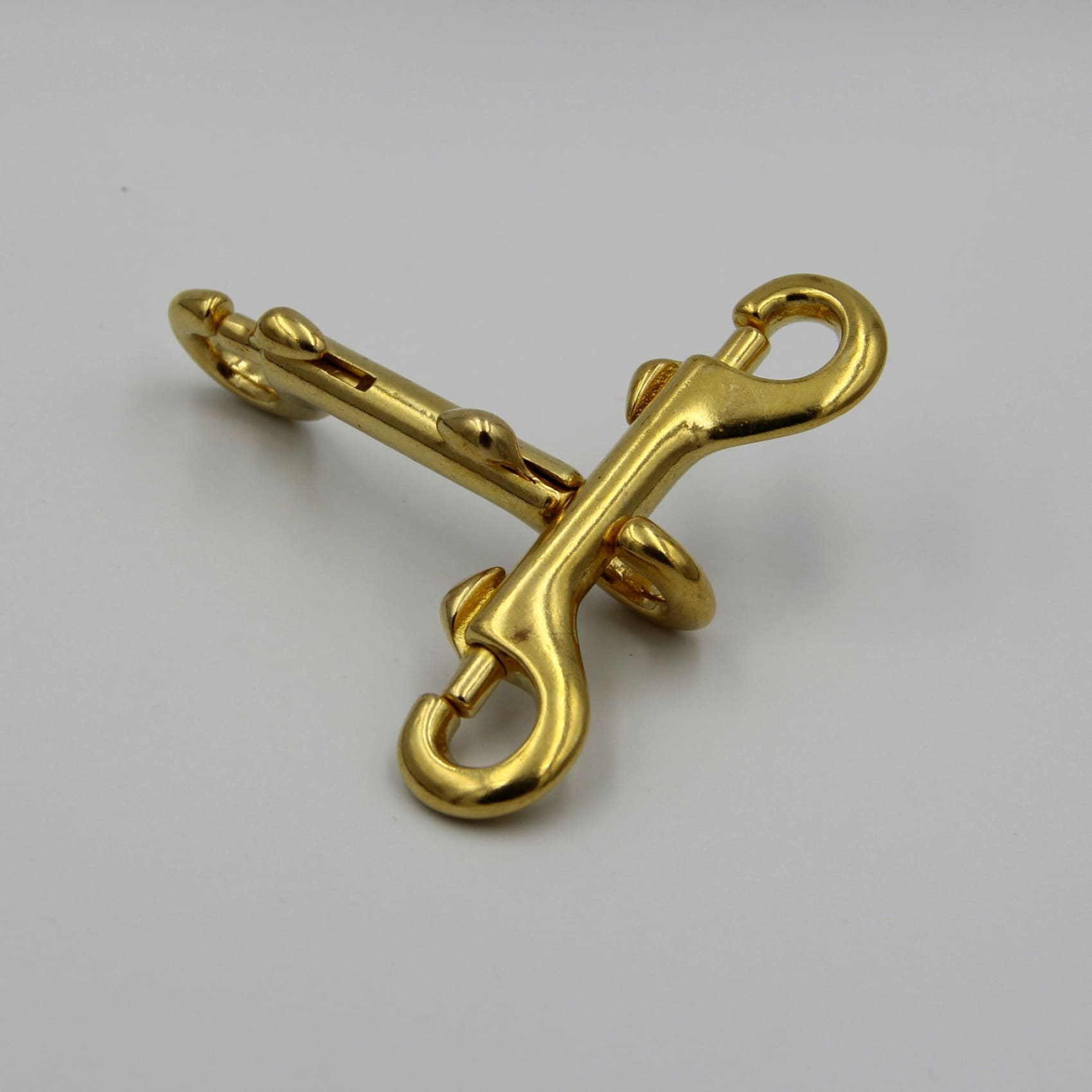 Brass Double Heads Clasp Clip Dog Collar Snap Hook – Metal Field Shop
