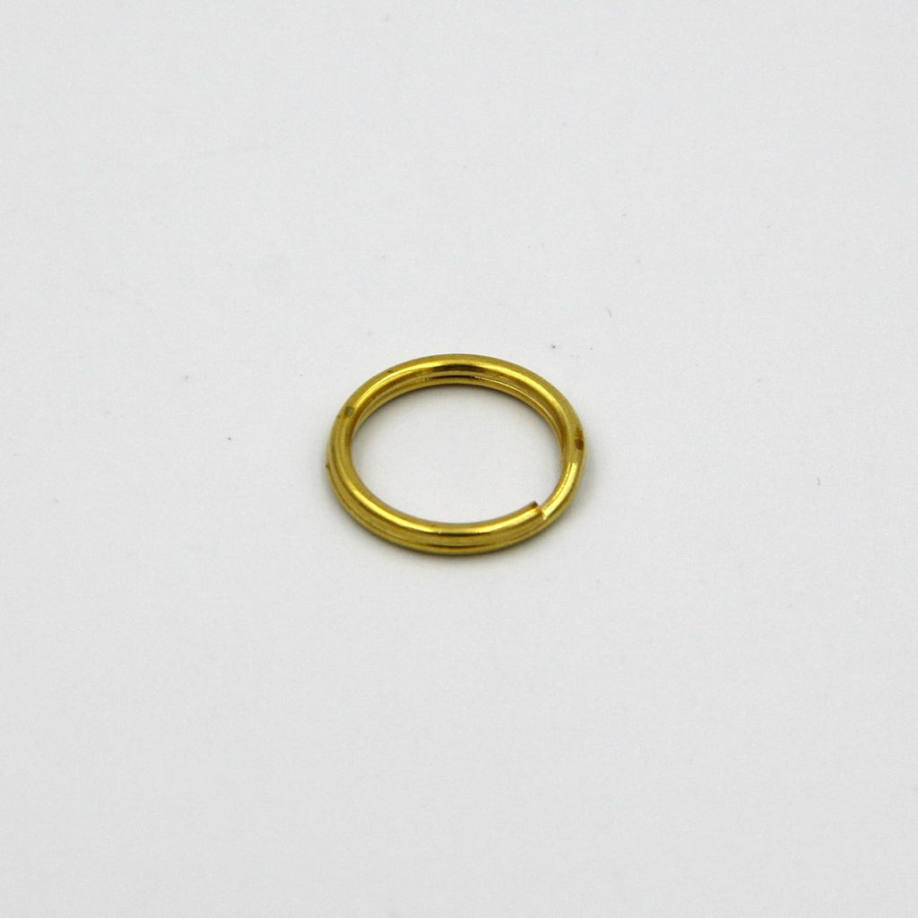 Brass Keyrings Round Circle Split Ring 20mm – Metal Field Shop
