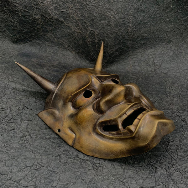 Brass Ornament Satan Devil Mask - Brass Ornament
