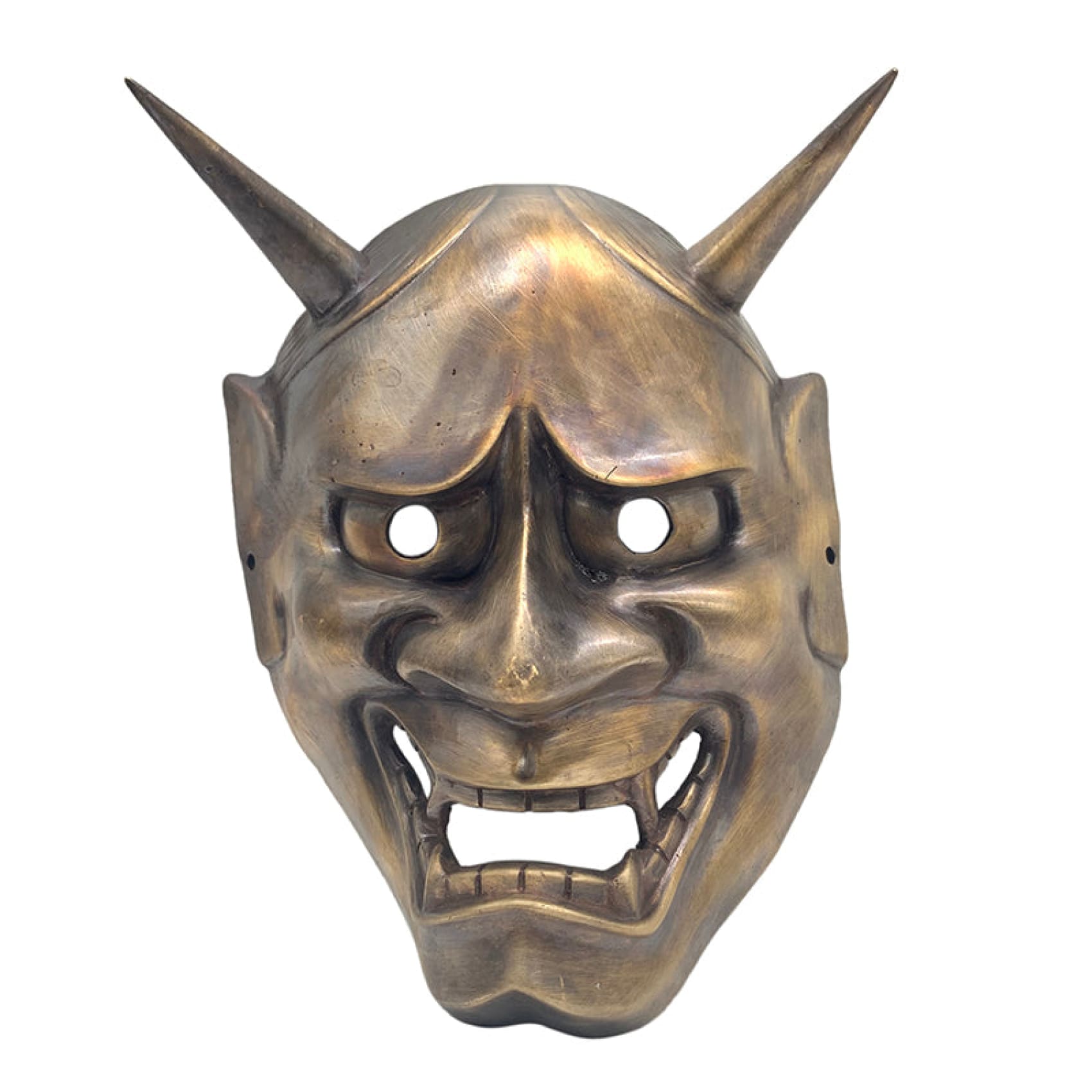 Brass Ornament Satan Devil Mask - Brass Ornament