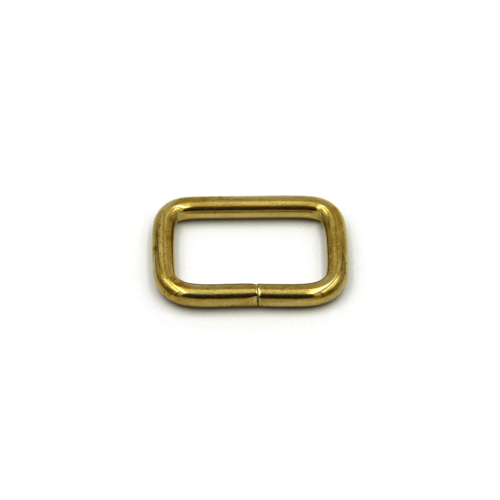 Brass Rectangular Ring Split Loop 26mm Leather Bag Strap Fastener
