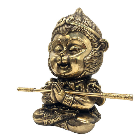Black Myth Wukong Brass Sculpture Monkey King Statue House&Office Decoration Ornaments