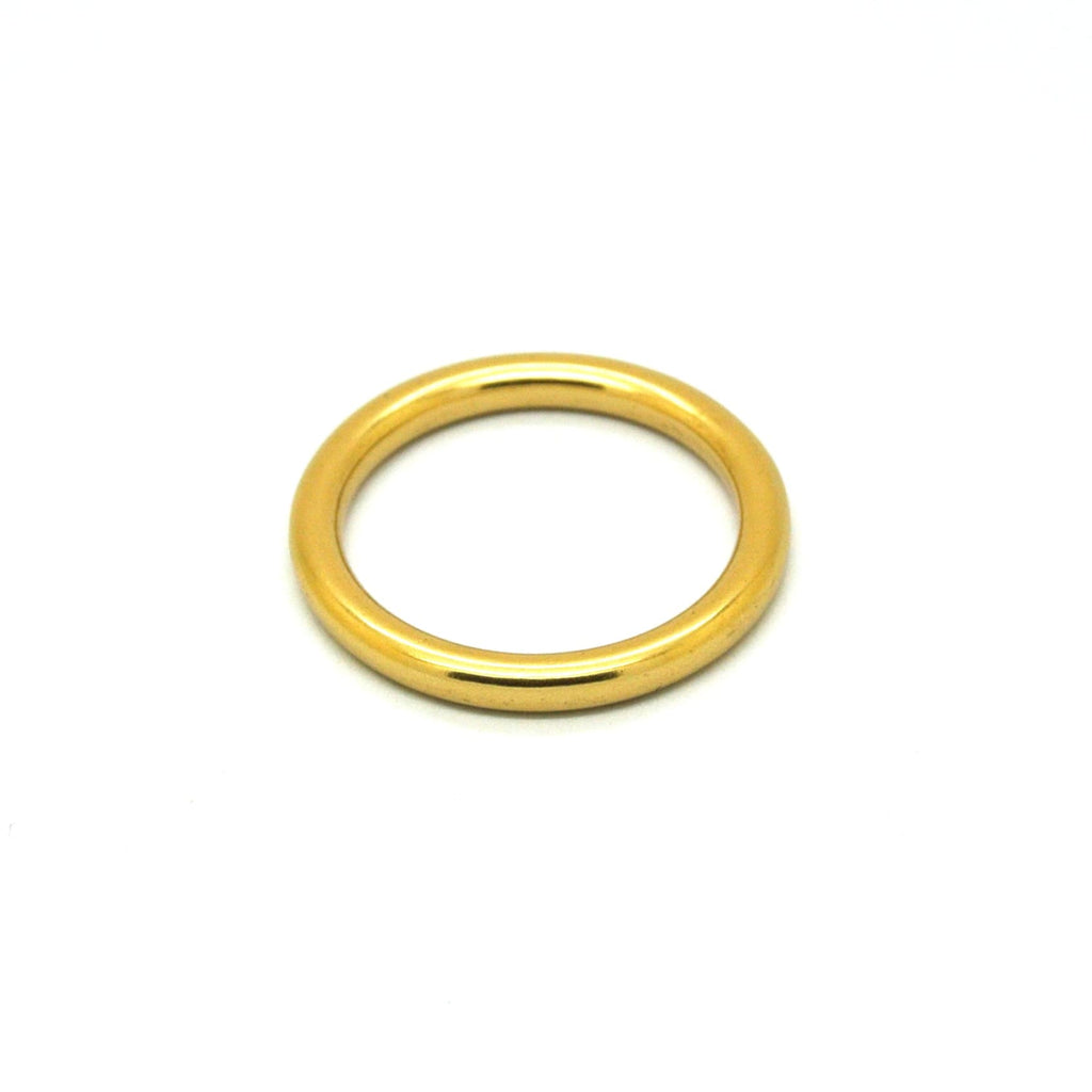 Brass Seamless Gold Rings Leather Bag Handle O Ring 32mm Top Grade – Metal  Field Shop