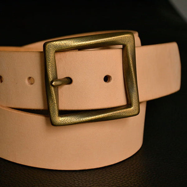 Vintage Finish Retro Brass Buckle Men Fashion - Metal Field Shop