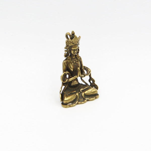 Vintage Chinese Bodhisattva Figure "Guanyin" - Metal Field