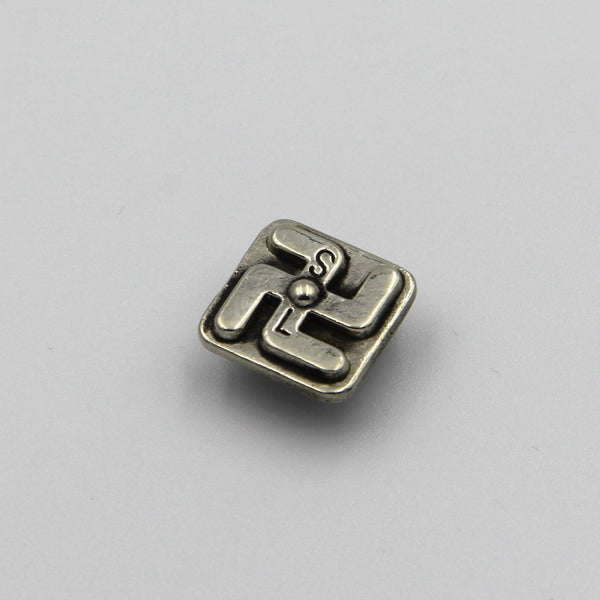 Buddhist Design Concho Screw Back for Leathergoods Decoration - Metal Field