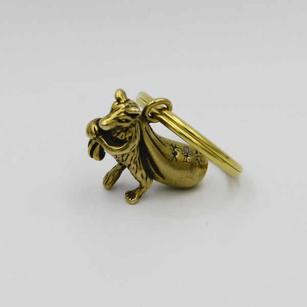 Rich Mouse Key Ring Brass Keychain Decoration
