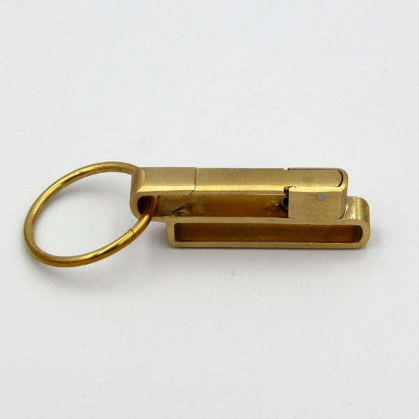 Classic Copper Keychain Holder with Split Ring - Metal Field