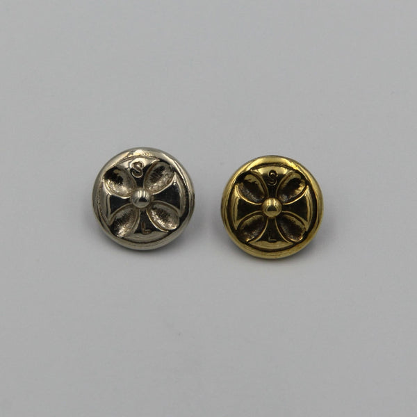 Conchos Buddhist Rune Design India Ancient Symbol Studs For Leather Purse Decoration - Metal Field