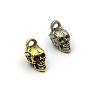 Copper Skull Jewelry Pendants DIY Necklace Paracord Bead - Metal Field