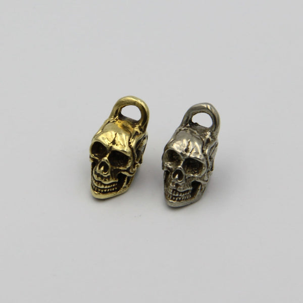 Copper Skull Jewelry Pendants DIY Necklace Paracord Bead - Pendants