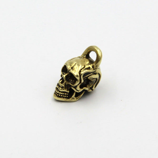 Copper Skull Jewelry Pendants DIY Necklace Paracord Bead - Metal Field