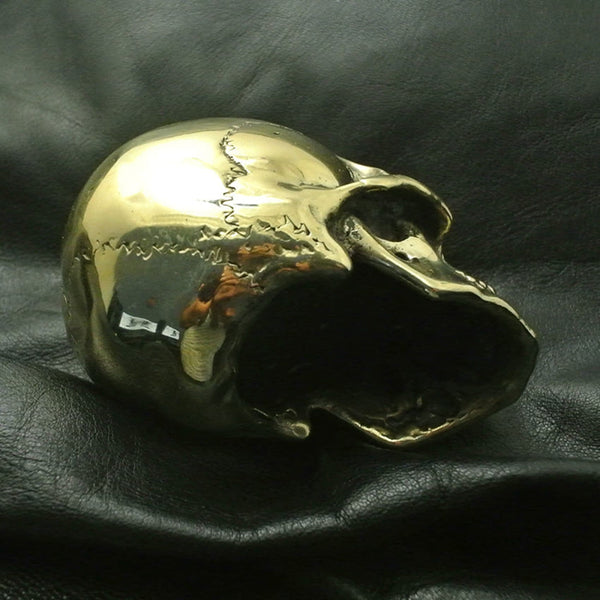Copper Skull Ornament Home Improvement Decoration - sculpture