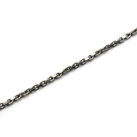 Cross Cable Link Chains Anti Allergy Silver O Ring Chain 3.8mm - Chains