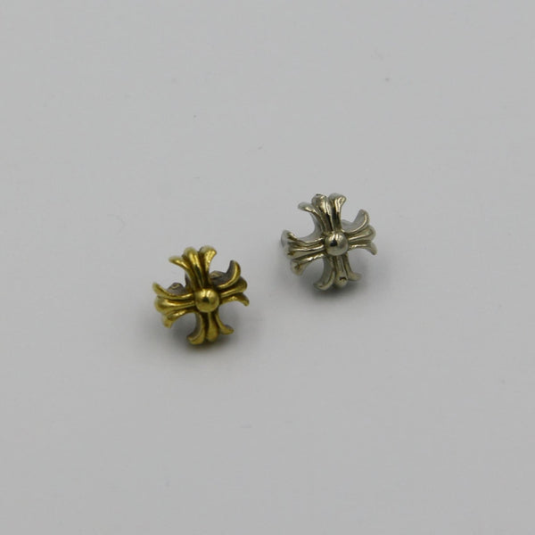 Cross Heart Studs, Decoration Concho For Leather Craft 12mm - Metal Field