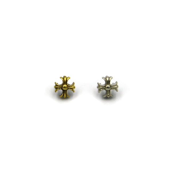 Cross Heart Studs, Decoration Concho For Leather Craft 12mm - Metal Field