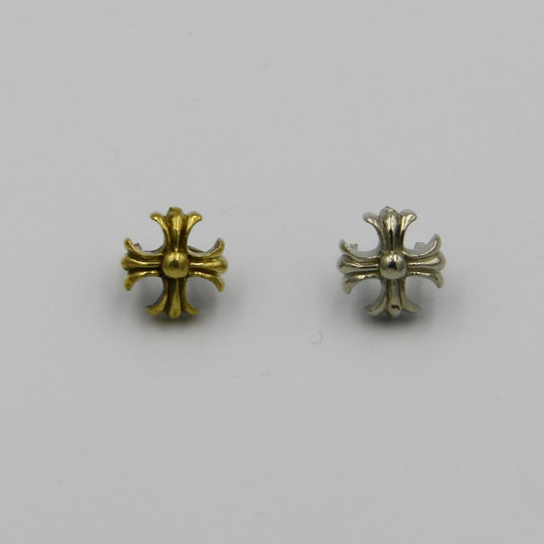 Cross Heart Studs, Decoration Concho For Leather Craft 12mm - Metal Field