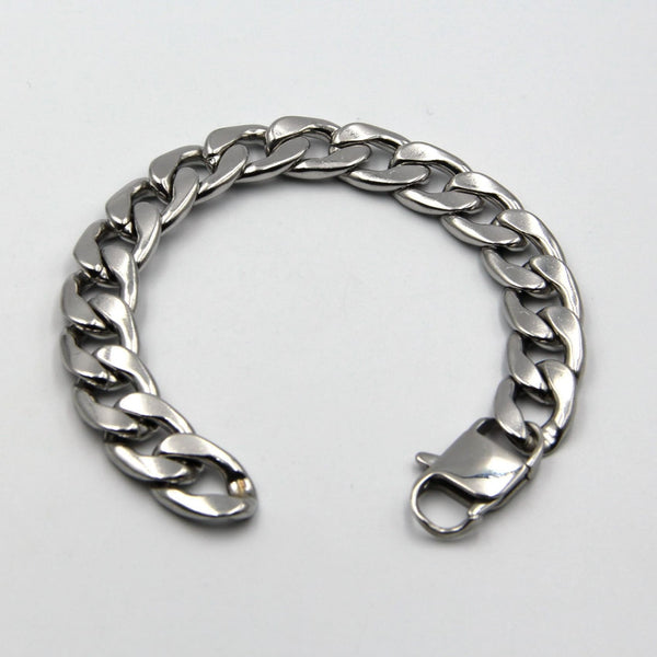 Custom Bracelet Popular Cool Chain Curb Style for Men - Metal Field