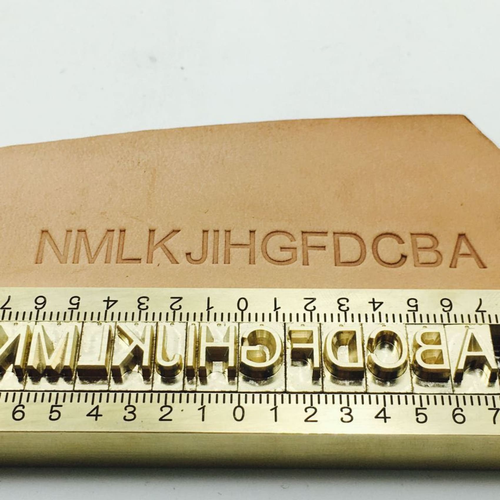 Customized Alphabet Brass Stamp (0-9) (A-Z) Personlized Font