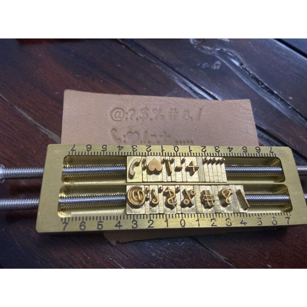 Customized Alphabet Brass Stamp (0-9) (A-Z) Personlized Font Number Logo 5mm - Metal Field