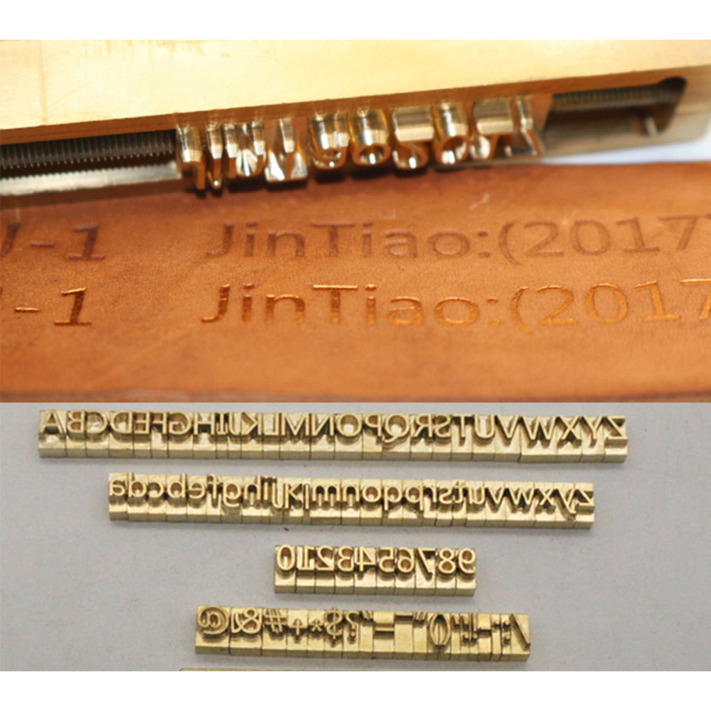 Customized Alphabet Brass Stamp (0-9) (A-Z) Personlized Font Number Lo –  Metal Field Shop