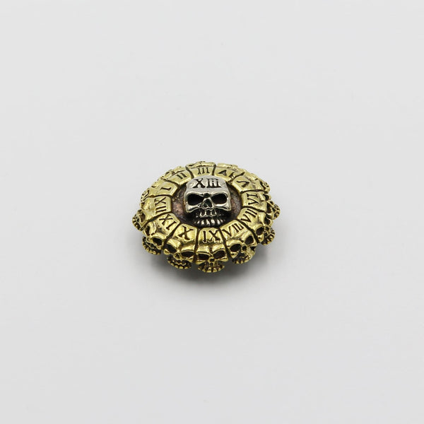 Death Skull Design Conchos, Leather Craft Decoration Accessories,Screwback Rivets - Metal Field